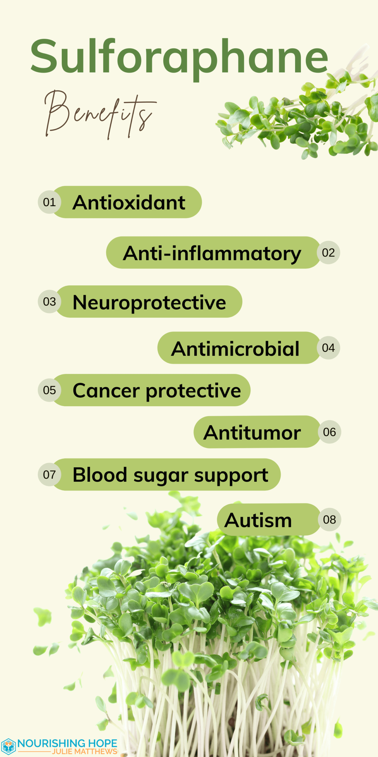 Broccoli Sprouts and Sulforaphane Benefits for Autism and Beyond